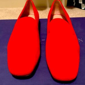 Stuart Weitzman shoes. Beautiful red suede, excellent condition.
